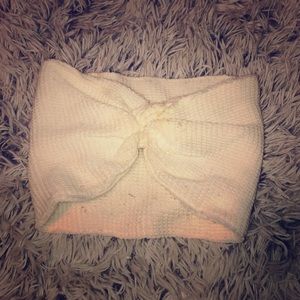 White Knit Headband